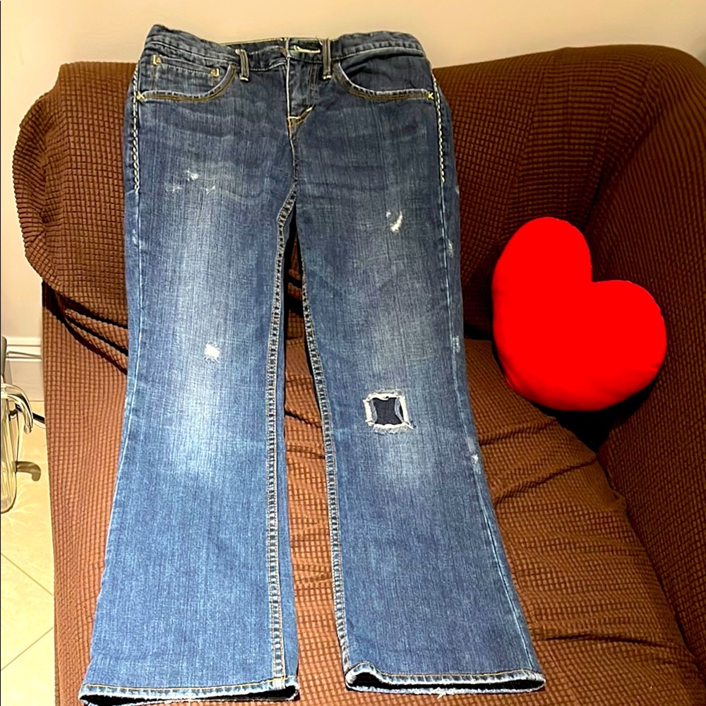Vintage - EUC Armani Exchange Jeans size 4 short (27” inseam) low-rise